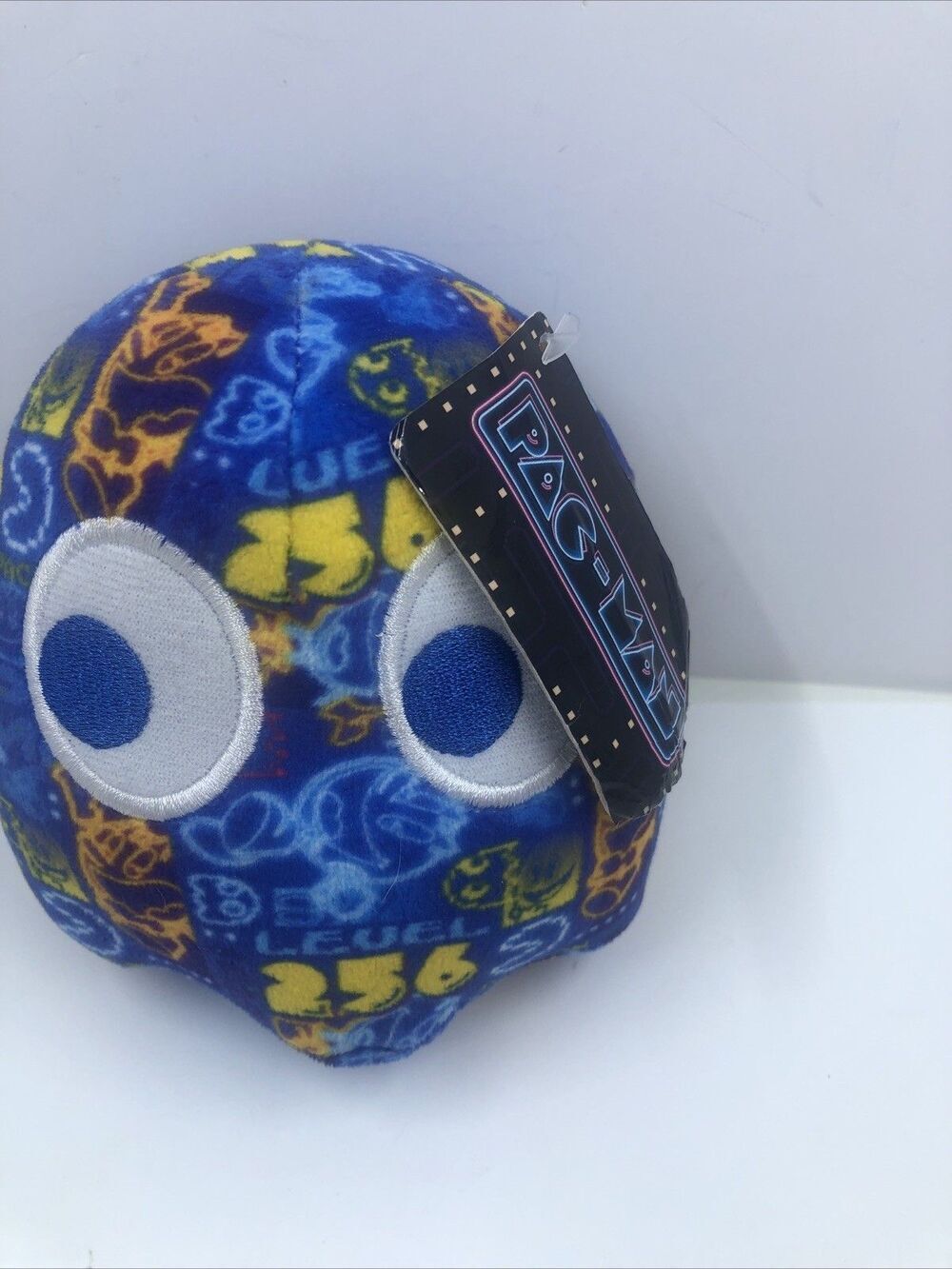 Pac Man 4.5" Multicolored Stuffed Plush Ghost